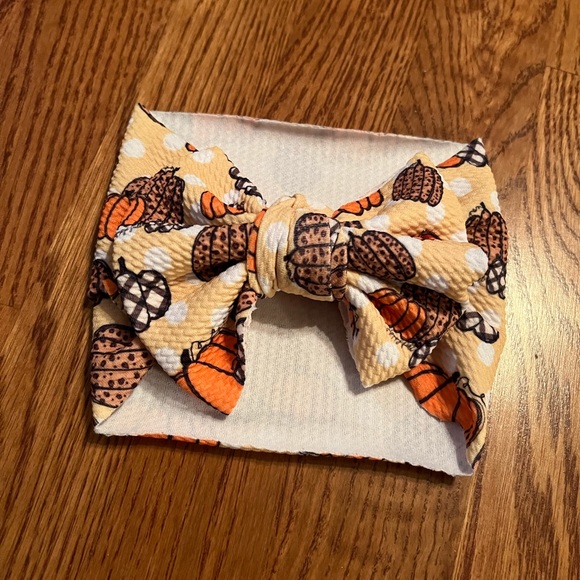 🟠Pumpkin Head Wrap - Picture 4 of 5